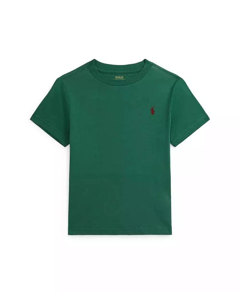 商品Ralph Lauren|Toddler and Little Boys Cotton Jersey Crewneck Tee,价格¥90,第1张图片