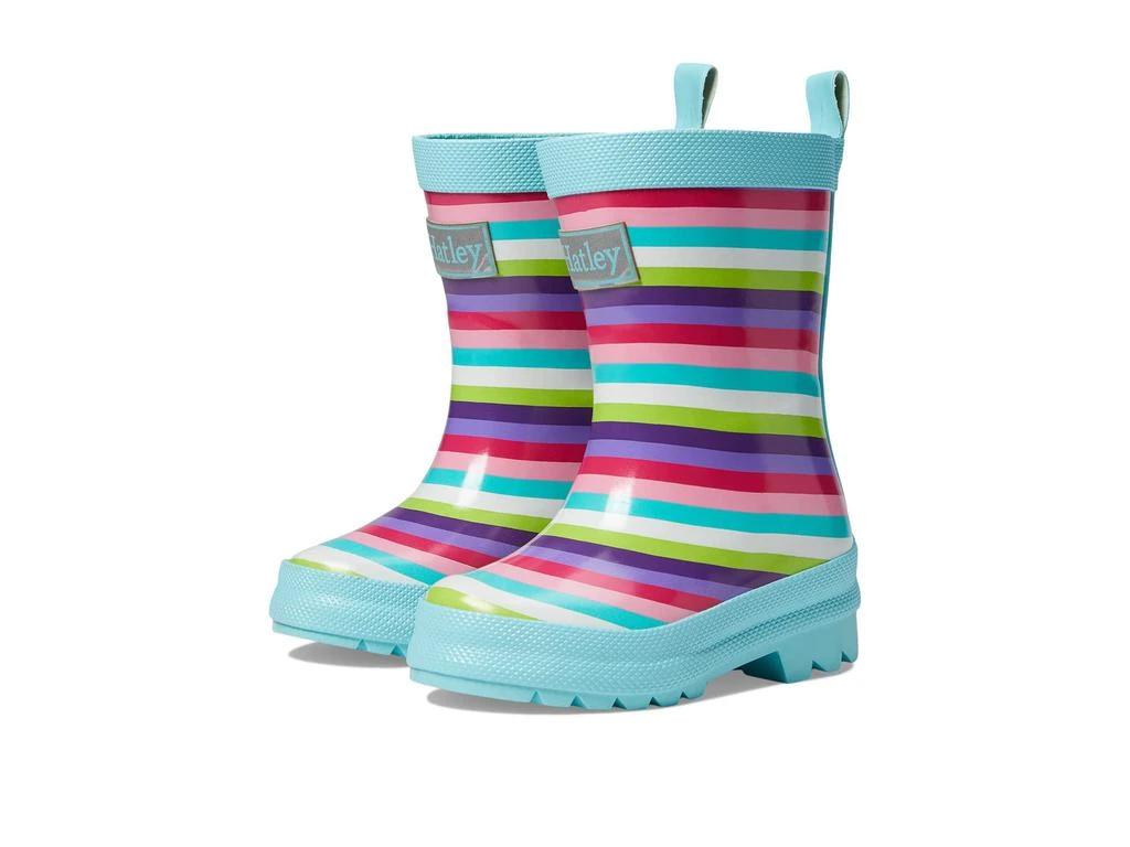 商品Hatley|Magical Stripes Shiny Rain Boots (Toddler/Little Kid/Big Kid),价格¥347,第1张图片