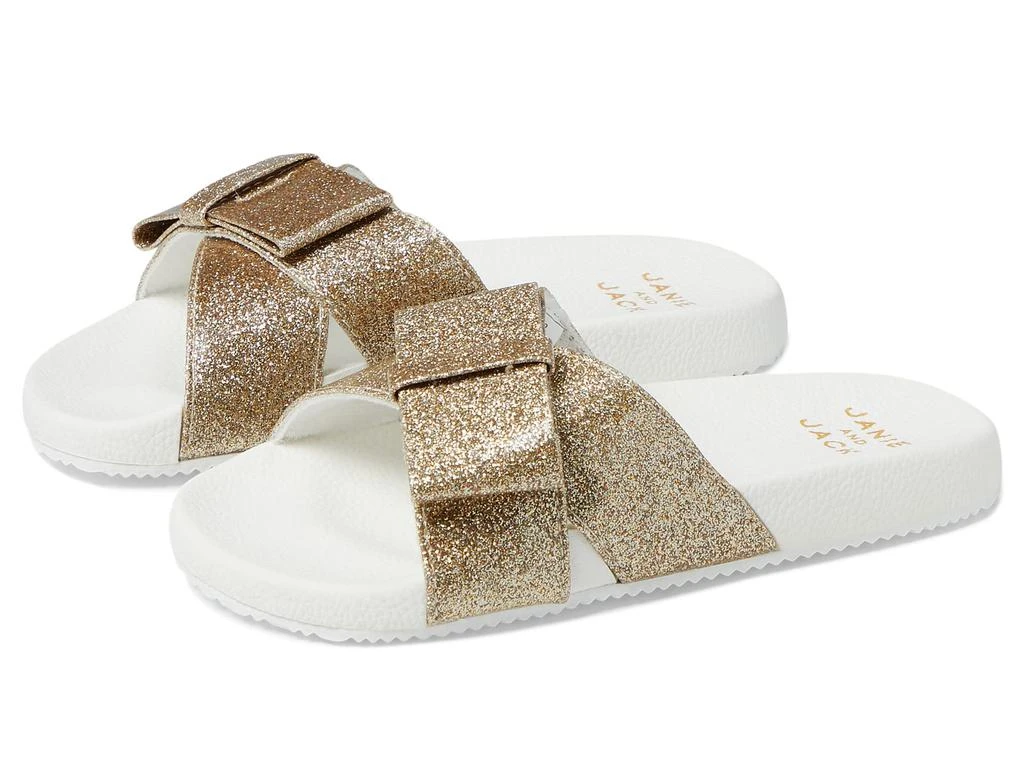 商品Janie and Jack|Gold Glitter Pool Slide (Toddler/Little Kid/Big Kid),价格¥239,第1张图片