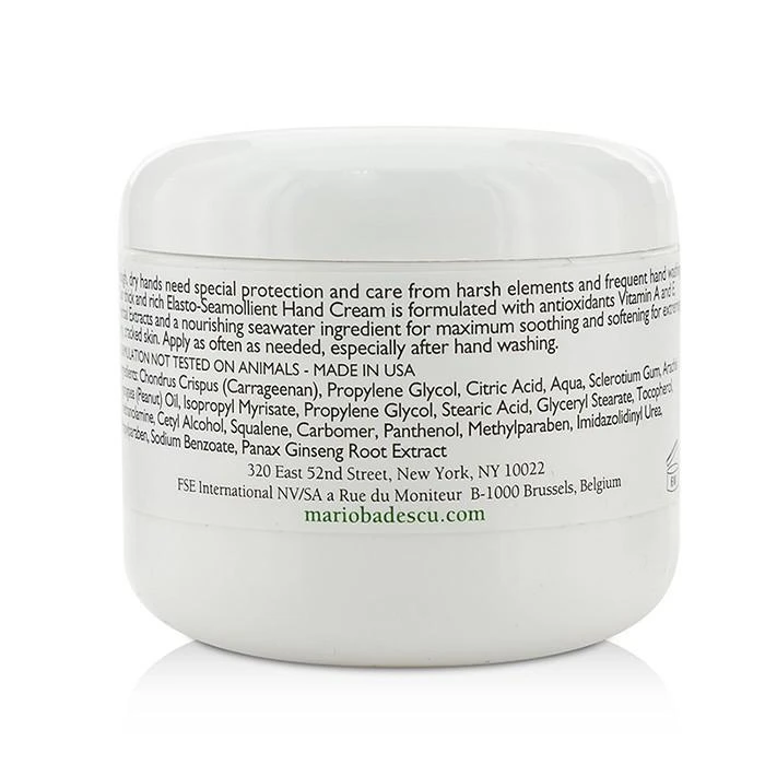 商品Mario Badescu|Mario Badescu 弹力滋润手霜(所有肌肤)Elasto-Seamollient Hand Cream 118ml/4oz,价格¥119,第2张图片详细描述