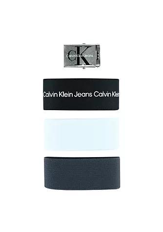 商品Calvin Klein|Men's Fabric Stretch Belt (Pack of 3),价格¥413,第1张图片