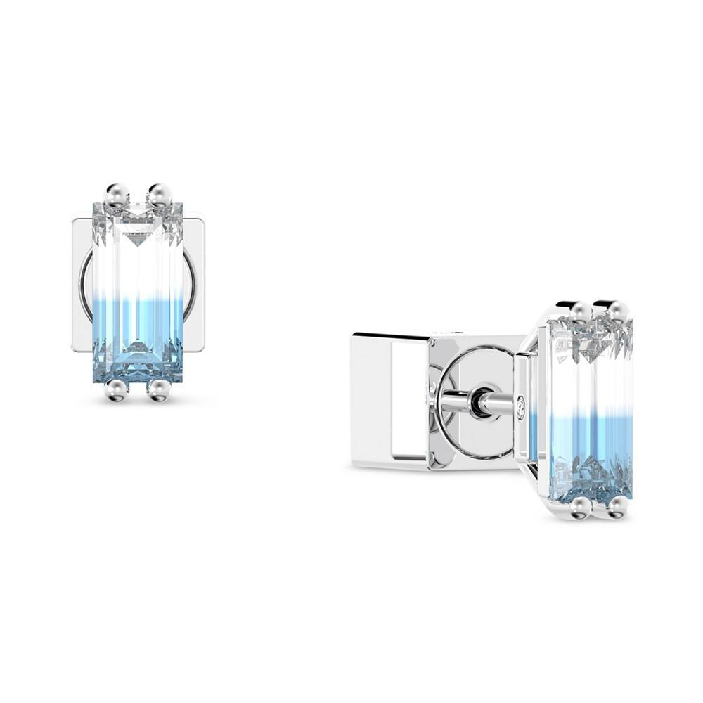 商品Swarovski|Silver-Tone Crystal Stilla Blue Fade Stud Earrings,价格¥554,第5张图片详细描述