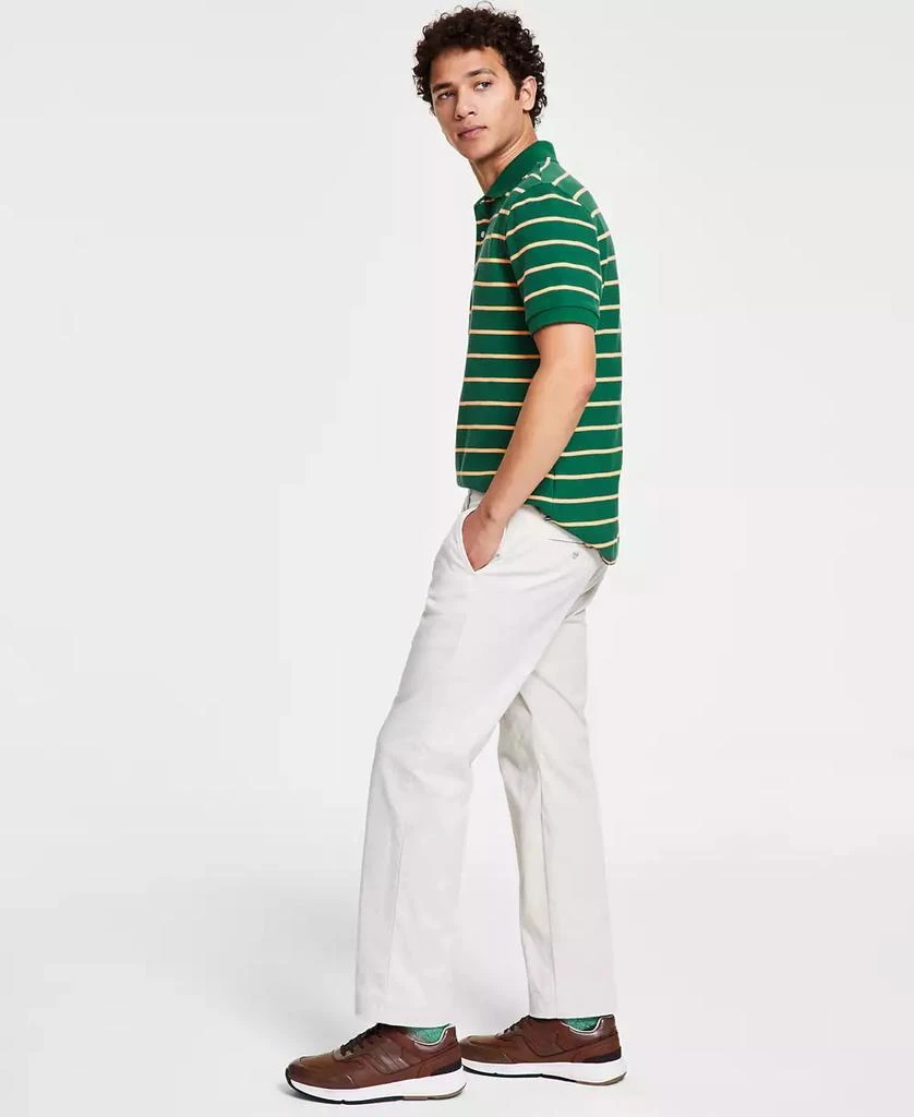 商品Nautica|Men's Classic-Fit Stretch Solid Flat-Front Chino Deck Pants,价格¥623,第3张图片详细描述