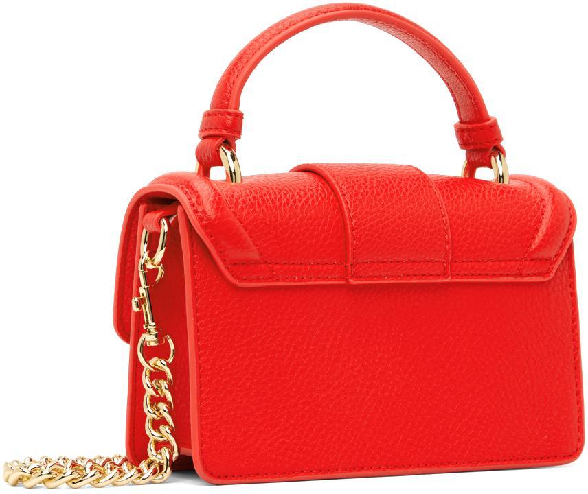 商品Versace|Red Curb Chain Bag,价格¥1420,第5张图片详细描述