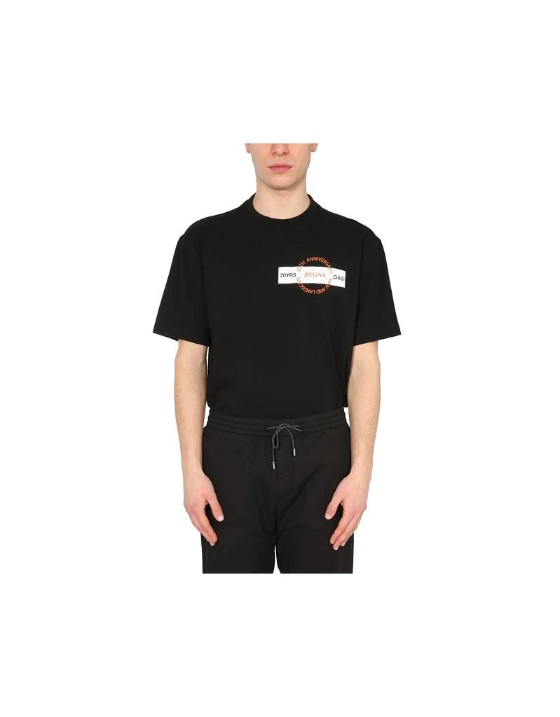商品Ermenegildo Zegna 杰尼亚|Crew Neck T-Shirt,价格¥689,第1张图片
