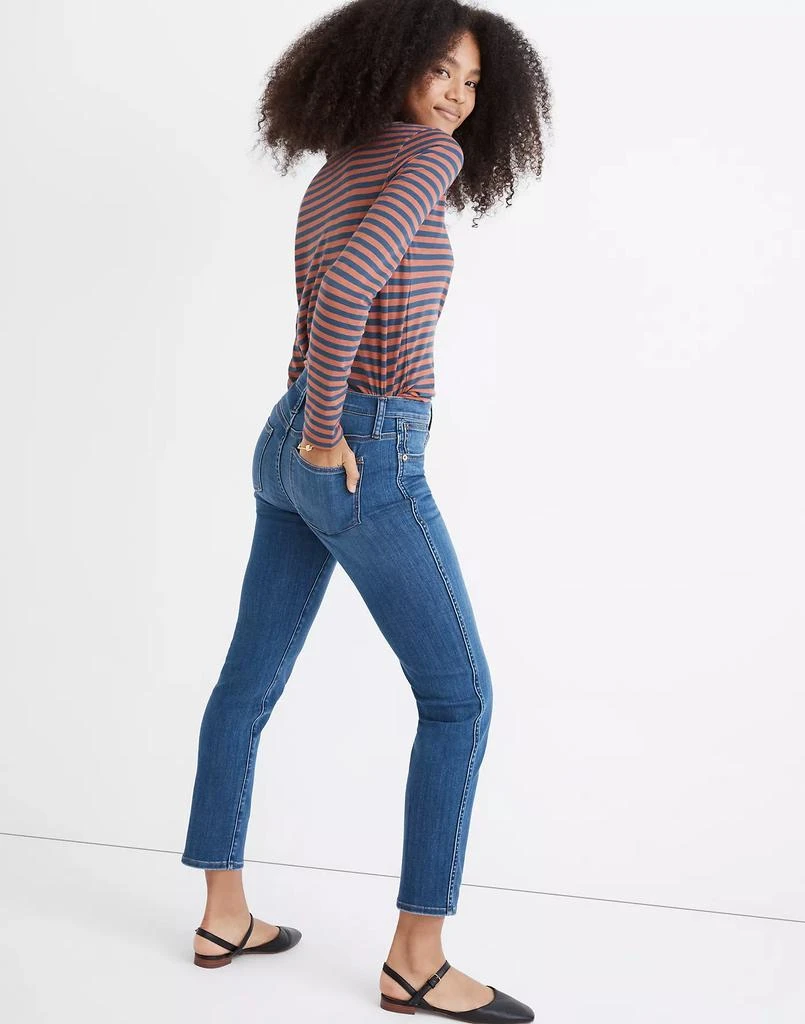 商品Petite Mid-Rise Stovepipe Jeans in Leman Wash: TENCEL|Denim Edition,价格¥320,第3张图片详细描述