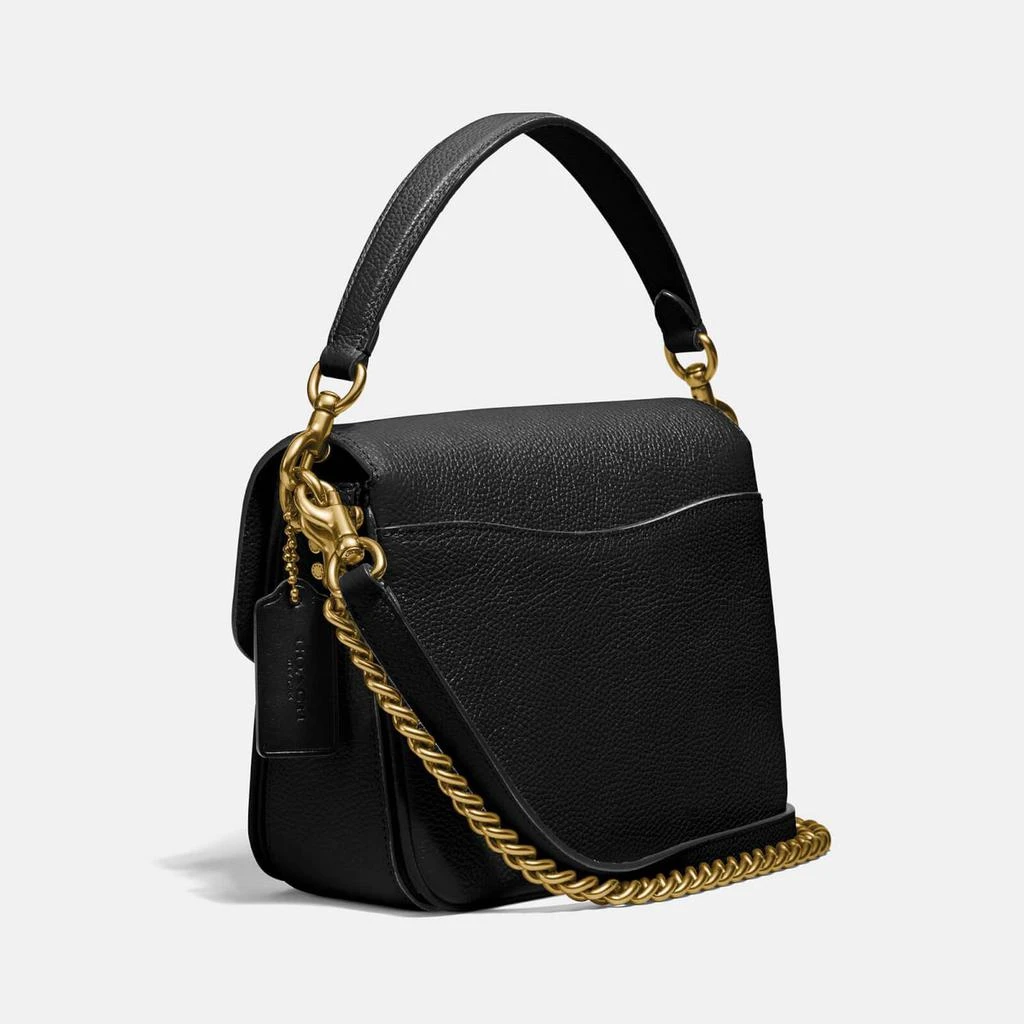 商品Coach|Coach Cassie Polished Pebbled Leather Crossbody 19 - Black,价格¥2801,第4张图片详细描述