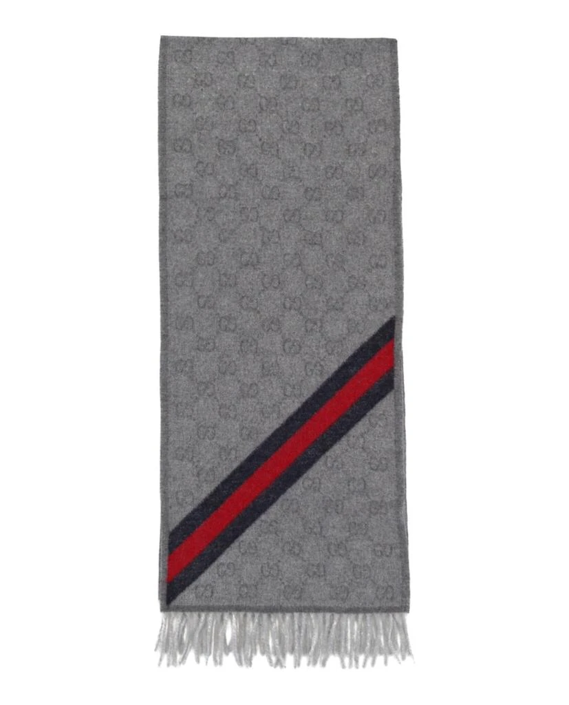商品Gucci|女式 羊毛徽标围巾,价格¥1653,第1张图片