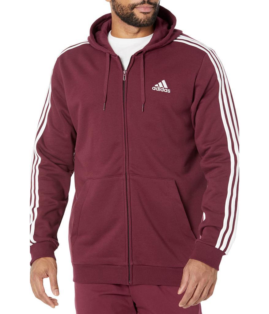 商品Adidas|Big & Tall Essentials Fleece 3-Stripes Full Zip Hoodie,价格¥336,第1张图片