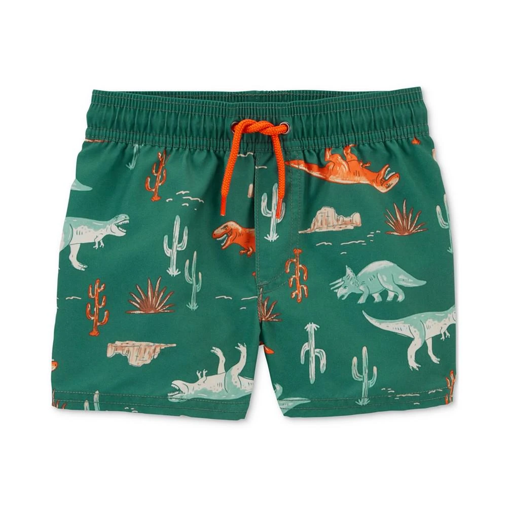 商品Carter's|Toddler Boys Roar-Some Rash Guard Top and Dinosaur-Print Swim Shorts, 2 Piece Set,价格¥167,第3张图片详细描述