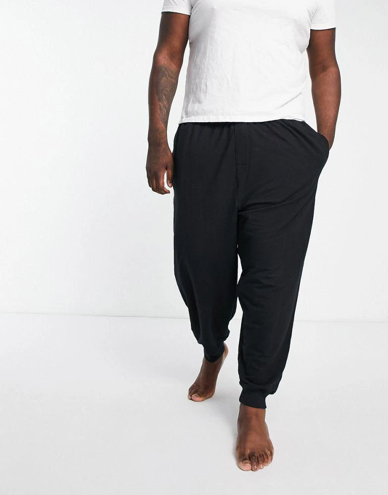 商品Calvin Klein|Calvin Klein Plus lounge jogger in black,价格¥406,第1张图片