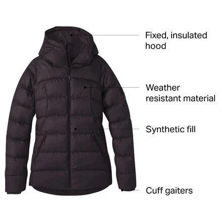 商品Outdoor Research|Coldfront Down Hooded Jacket - Women's,价格¥646,第2张图片详细描述