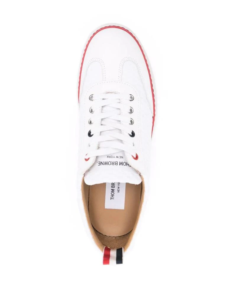 商品Thom Browne|THOM BROWNE RWB low-top sneakers,价格¥2336,第3张图片详细描述