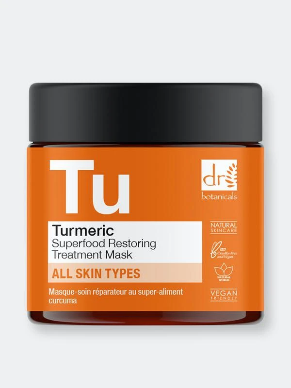 商品Dr. Botanicals|Turmeric Superfood Restoring Treatment Mask 60ML,价格¥152,第1张图片