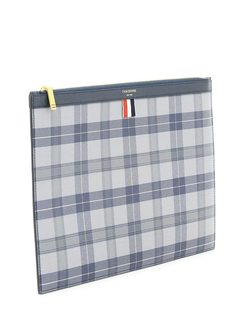 商品Thom Browne|Thom Browne All-Over Tartan Print Medium Clutch Bag,价格¥4099,第3张图片详细描述