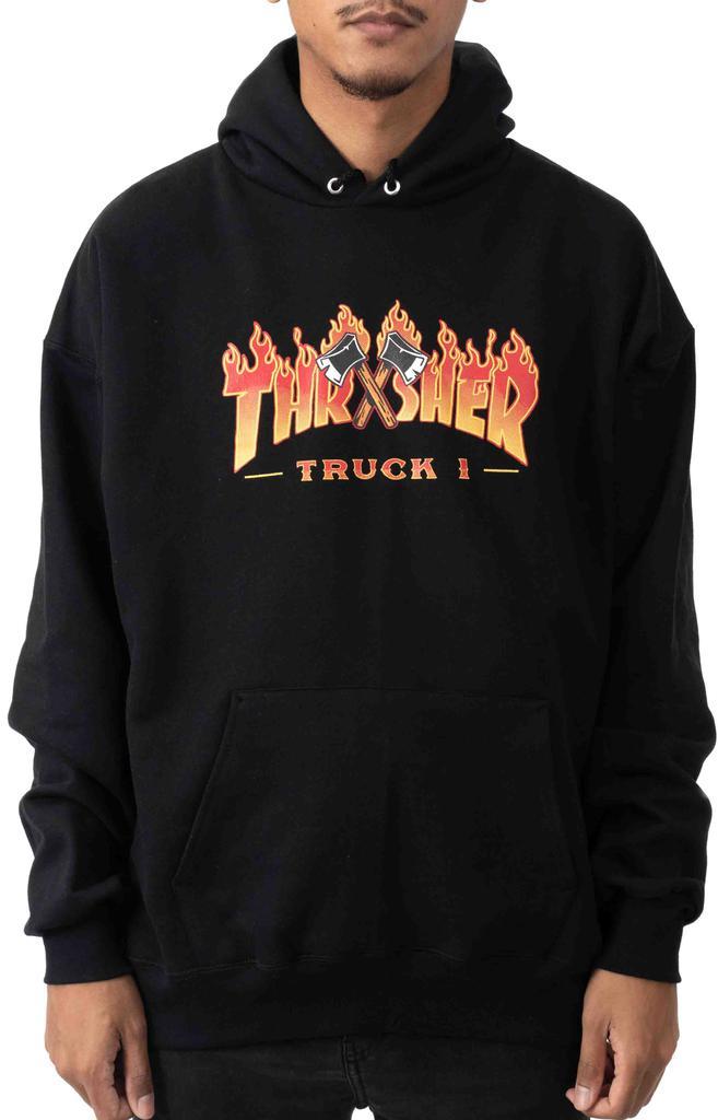 商品Thrasher|Truck Pullover Hoodie - Black,价格¥190,第1张图片