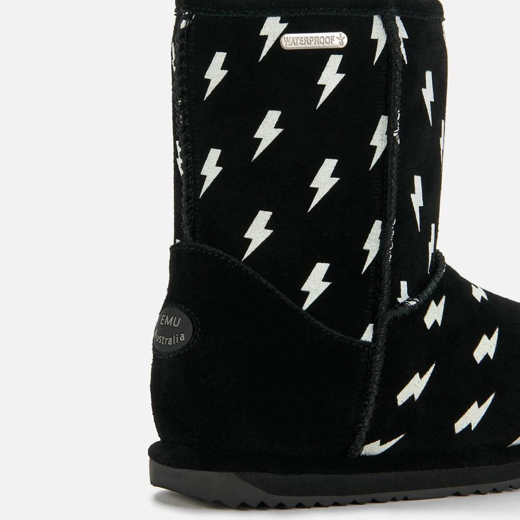 商品EMU Australia|EMU AUSTRALIA KIDS' LIGHTNING BOLT BRUMBY WATERPROOF BOOTS - BLACK,价格¥138,第4张图片详细描述