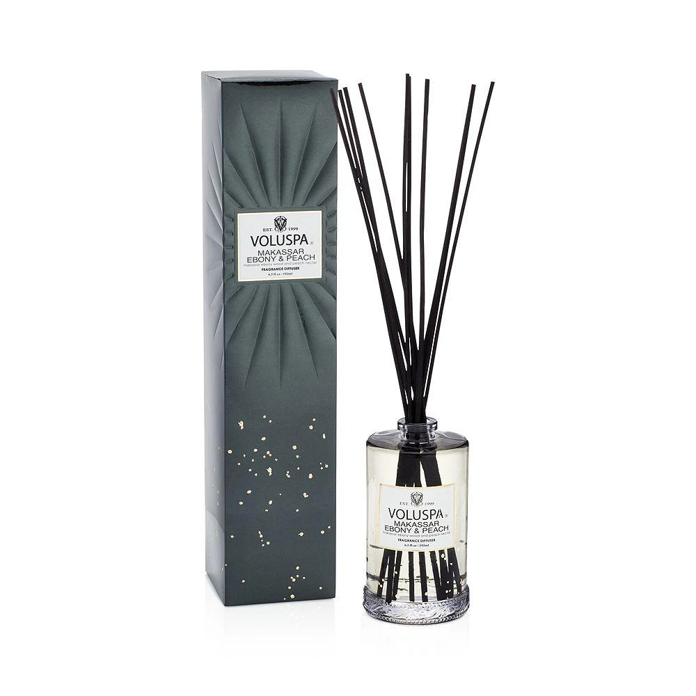 商品Voluspa|Makassar Ebony & Peach Reed Diffuser, 6.5 oz.,价格¥316,第1张图片详细描述