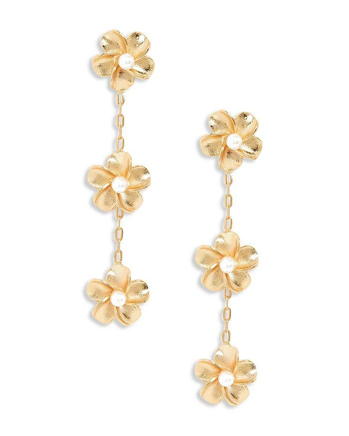 商品Shashi|Flower Drop Earrings,价格¥655,第1张图片