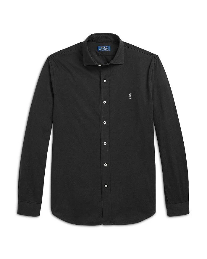 Cotton Jersey Solid Classic Fit Button Down Shirt 商品