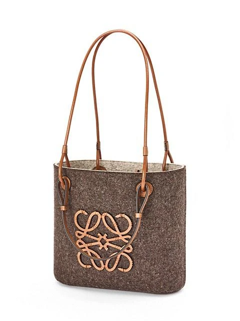 商品Loewe|Anagram Square Basket Felt Tote,价格¥2961,第1张图片