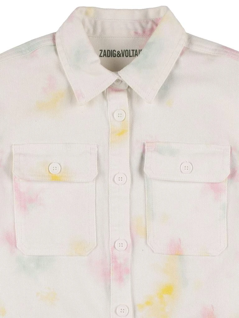 商品Zadig&Voltaire|Tie Dye Cotton Denim Jacket,价格¥462,第1张图片详细描述