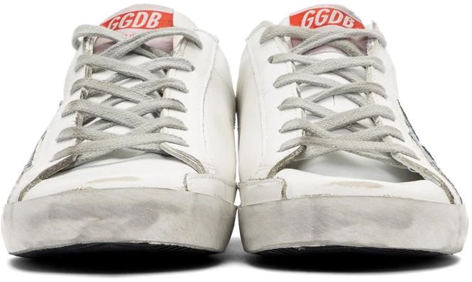 商品Golden Goose|White Snake Superstar Sneakers,价格¥4705,第2张图片详细描述