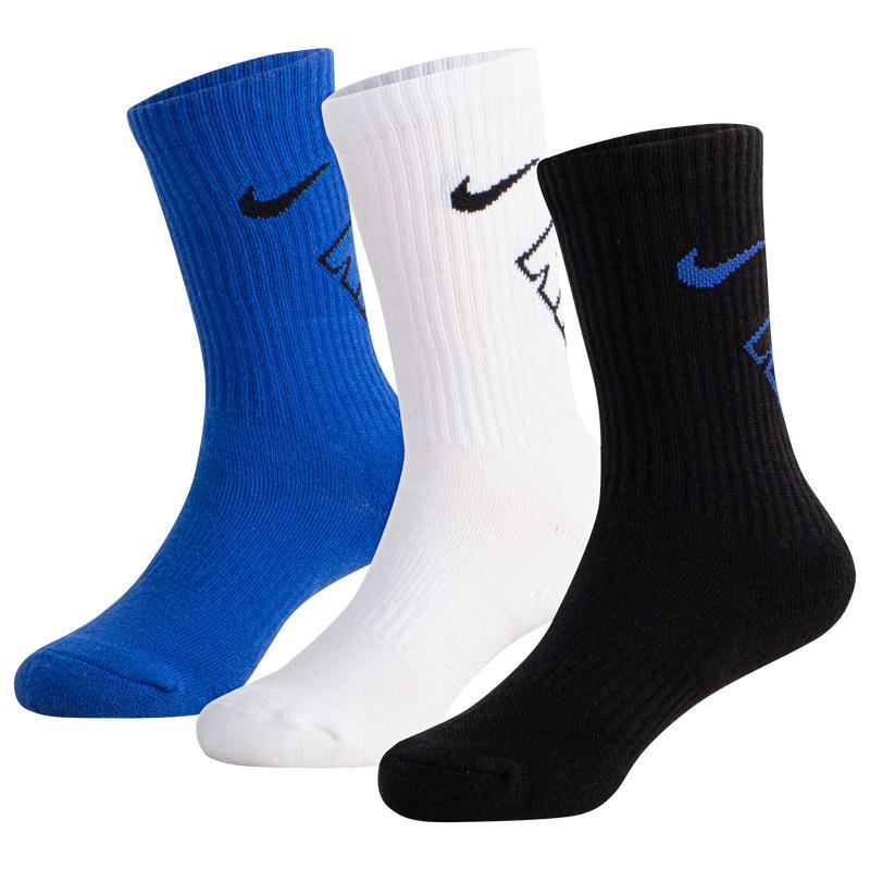 商品NIKE|Nike 3 Pack Crew Socks - Boys' Preschool,价格¥89,第1张图片