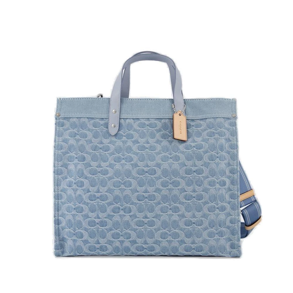 商品Coach|Coach Field Denim Tote Bag,价格¥2971,第1张图片