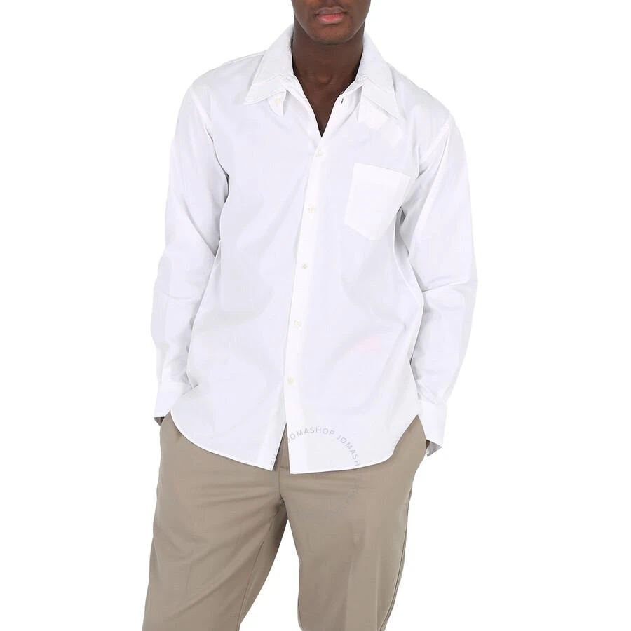 商品Comme des Garcons|Long Sleeve Double Collar Shirt In White,价格¥677,第1张图片