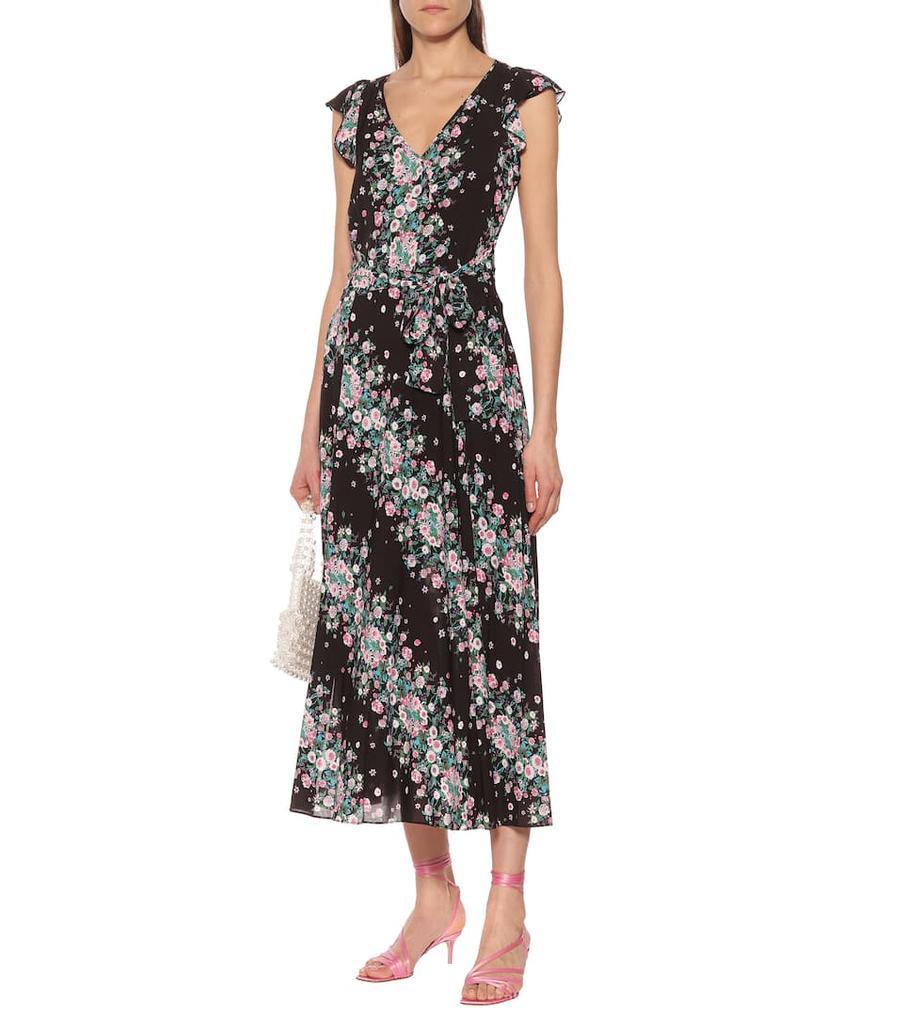 商品Diane von Furstenberg|Isla花卉裹身连衣裙,价格¥2815,第4张图片详细描述
