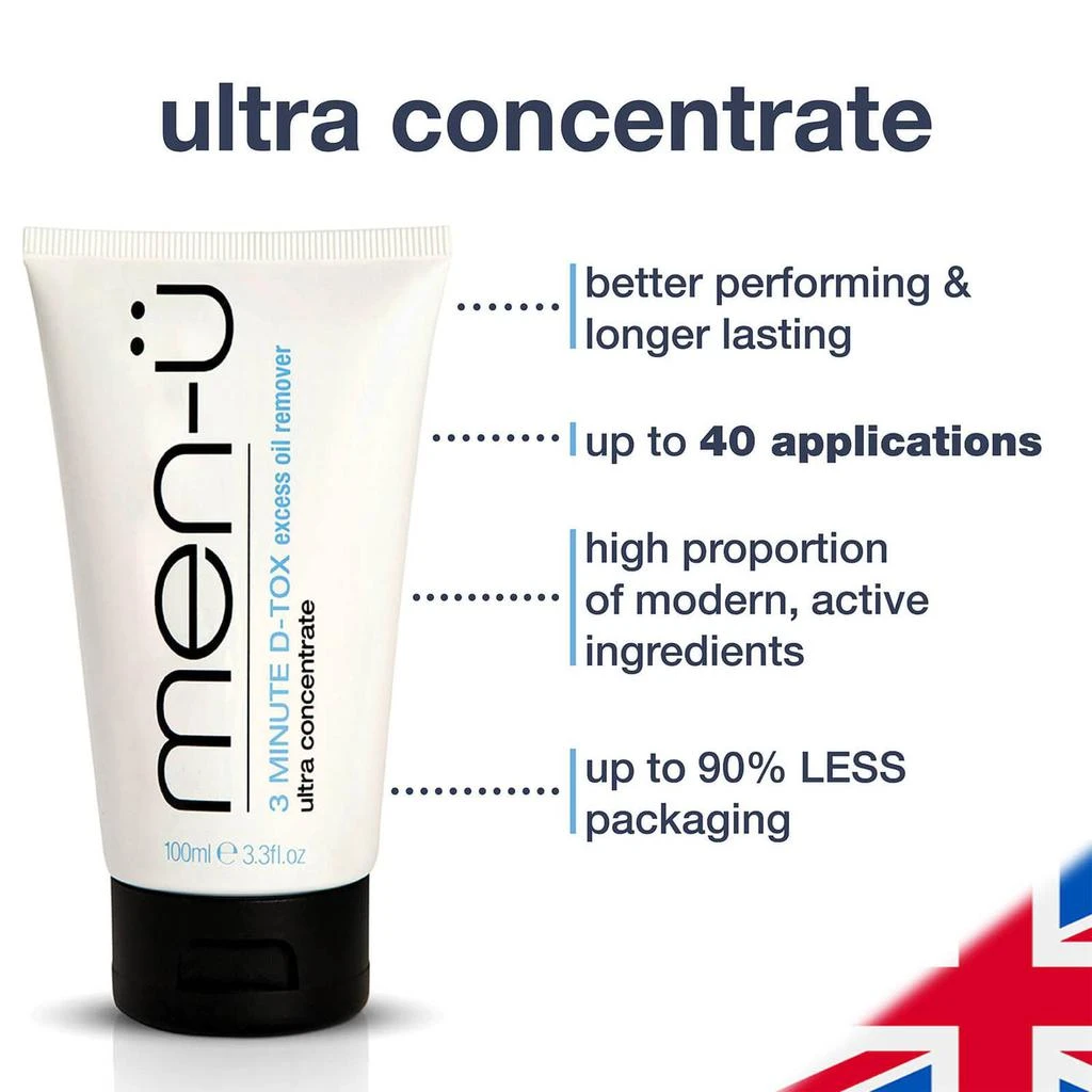 商品The Hut|men-ü D-Tox Deep Clean Clay Mask (100ml),价格¥164,第2张图片详细描述