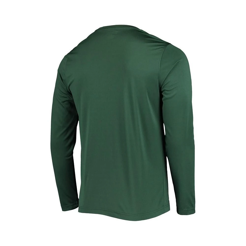 商品CHAMPION|Men's Green NDSU Bison Wordmark Slash Long Sleeve T-shirt,价格¥270,第3张图片详细描述