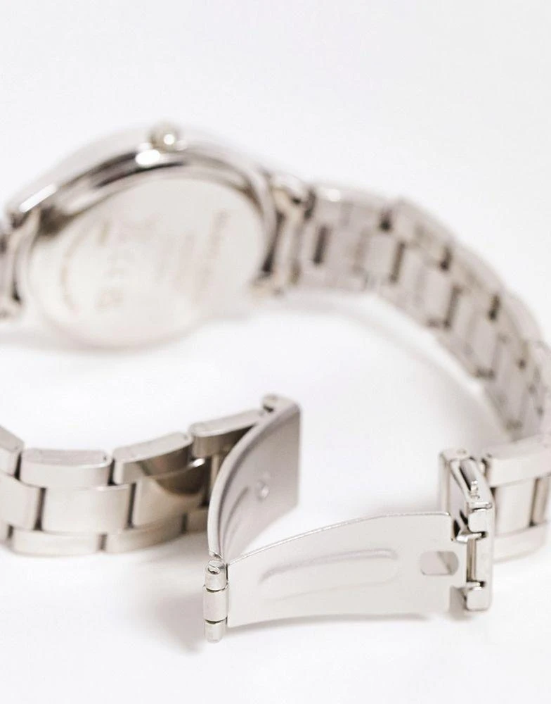 商品Brave Soul|Brave Soul stainless steel bracelet watch with diamante face detail in silver,价格¥196,第2张图片详细描述