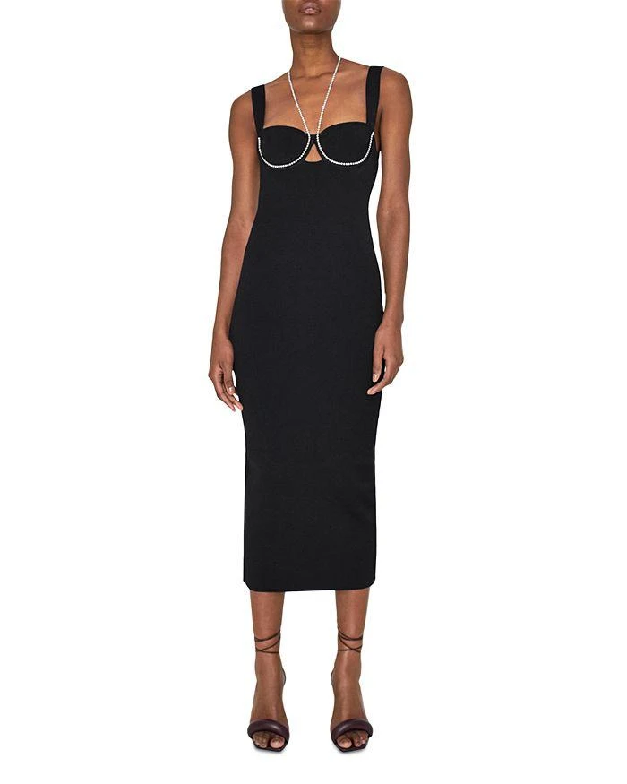 商品Galvan|Celeste Crystal Chain Dress,价格¥8499,第1张图片