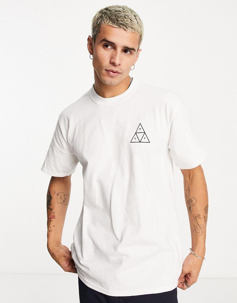 HUF essentials tt back print t-shirt in white商品第2张图片规格展示