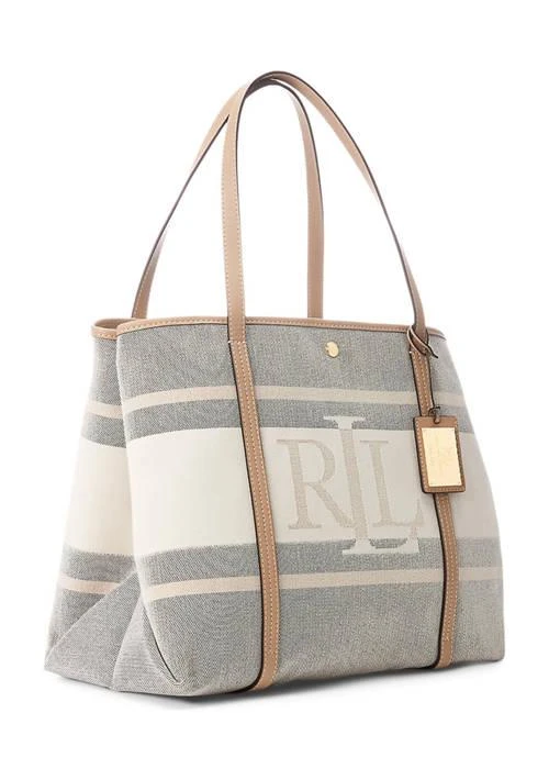 商品Ralph Lauren|Ralph Lauren Logo Jacquard Large Emerie Tote Bag,价格¥2467,第2张图片详细描述