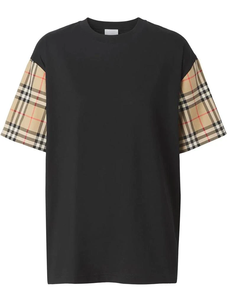 商品Burberry|BURBERRY Vintage Check-sleeve T-shirt,价格¥4577,第1张图片