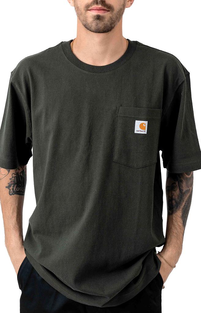 (K87) Workwear Pocket T-Shirt - Peat商品第1张图片规格展示