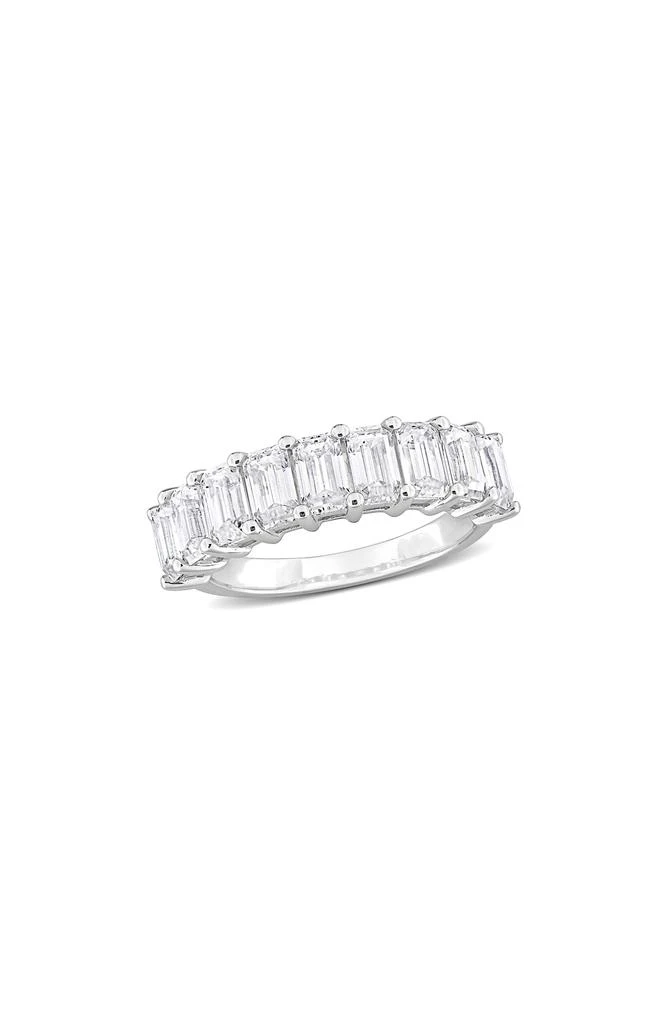 商品DELMAR|Sterling Silver Created Moissanite Octagon Band Ring,价格¥2547,第1张图片