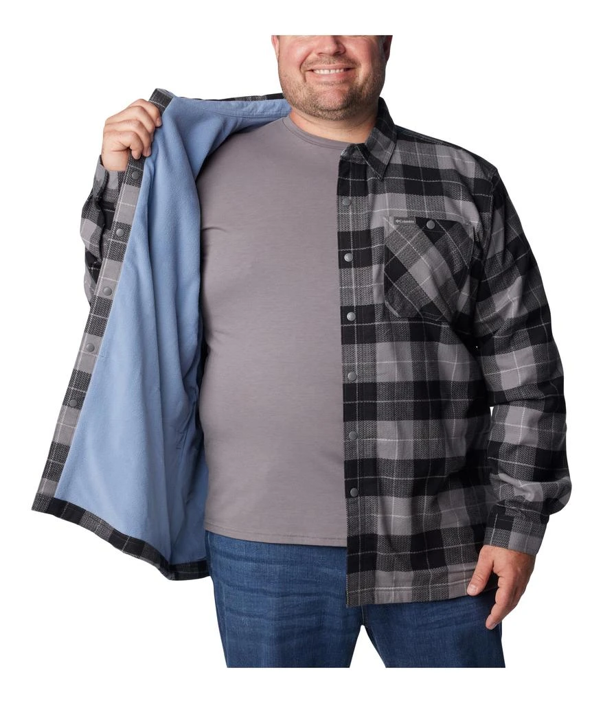 商品Columbia|Big & Tall Cornell Woods™ Fleece Lined Shirt Jacket,价格¥388,第3张图片详细描述