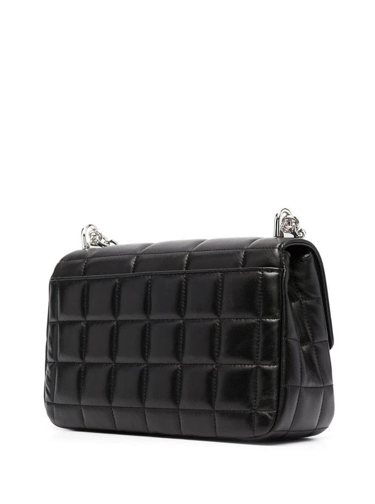 商品Michael Kors|MICHAEL Michael Kors Soho Black Quilted Leather Shoulder Bag With Silver Details Woman,价格¥2915,第2张图片详细描述