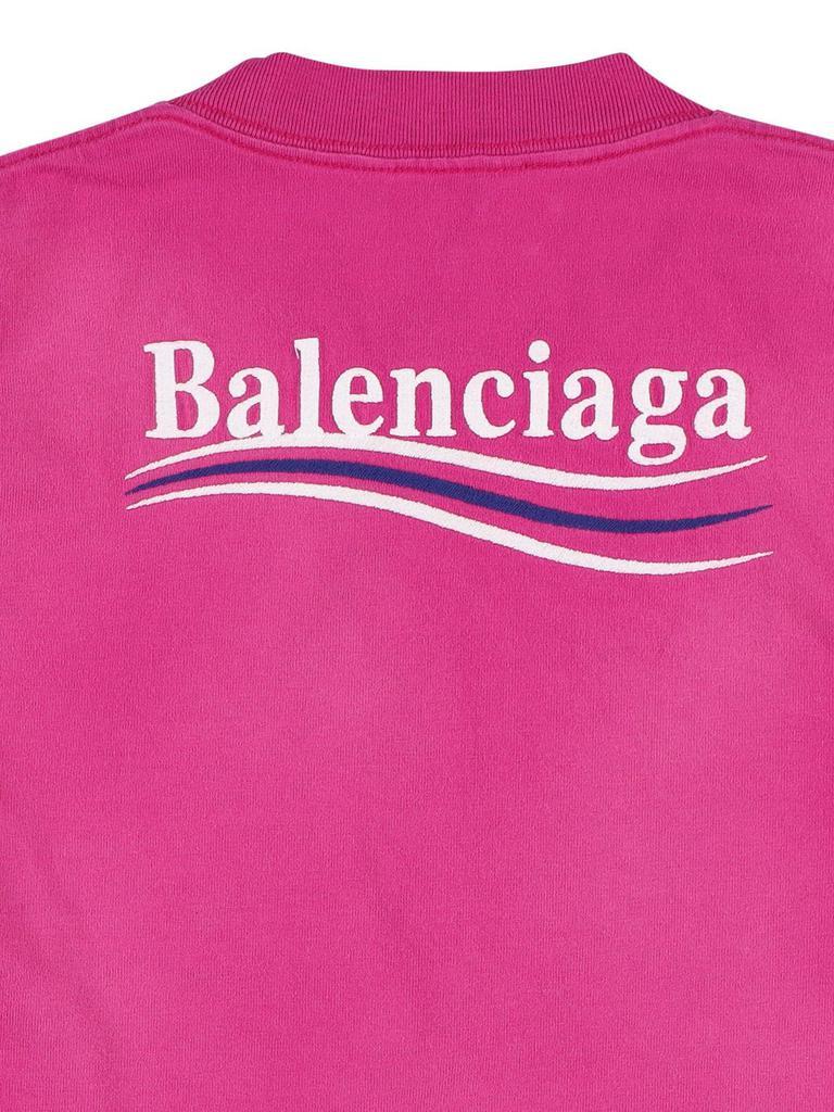 商品Balenciaga|Cotton Jersey S/s T-shirt,价格¥1848,第5张图片详细描述