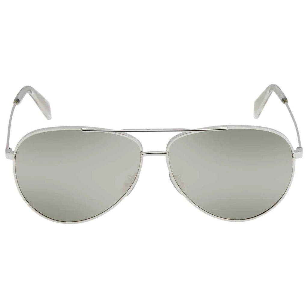 商品Celine|Celine Silver Flash Pilot Unisex Sunglasses CL40062U 16C 59,价格¥885,第2张图片详细描述