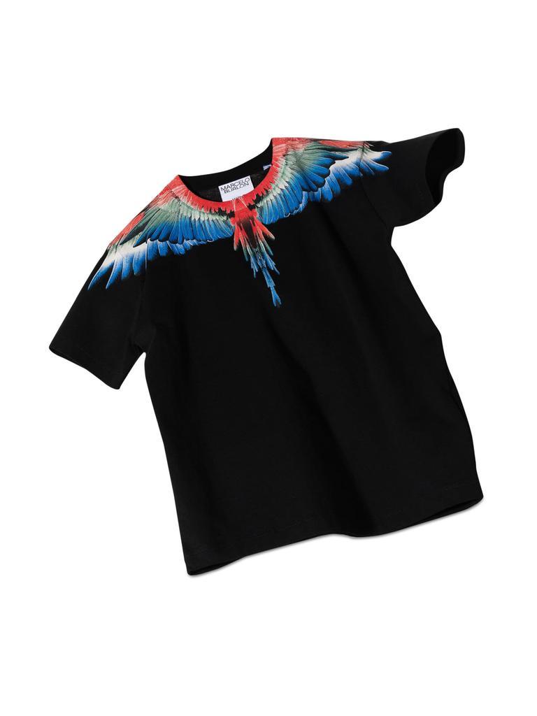 商品Marcelo Burlon|Marcelo Burlon Multicolor Wings T-shirt S/s,价格¥1157,第5张图片详细描述