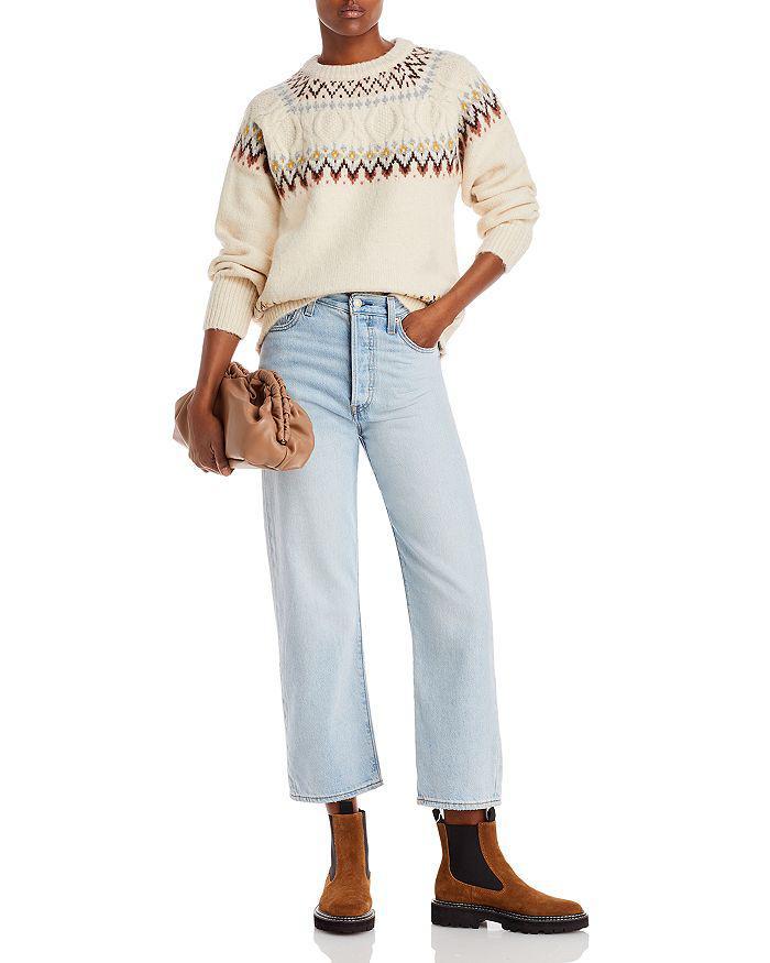 商品AQUA|Melinda Fair Isle Sweater - 100% Exclusive,价格¥496,第4张图片详细描述