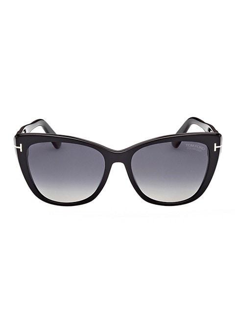 商品Tom Ford|Nora 57MM Cat Eye Sunglasses,价格¥3318,第1张图片