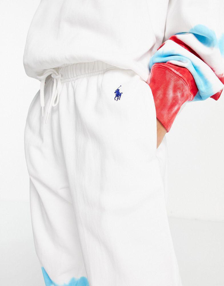 商品Ralph Lauren|Polo Ralph Lauren co-ord joggers in tie dye,价格¥1051,第5张图片详细描述