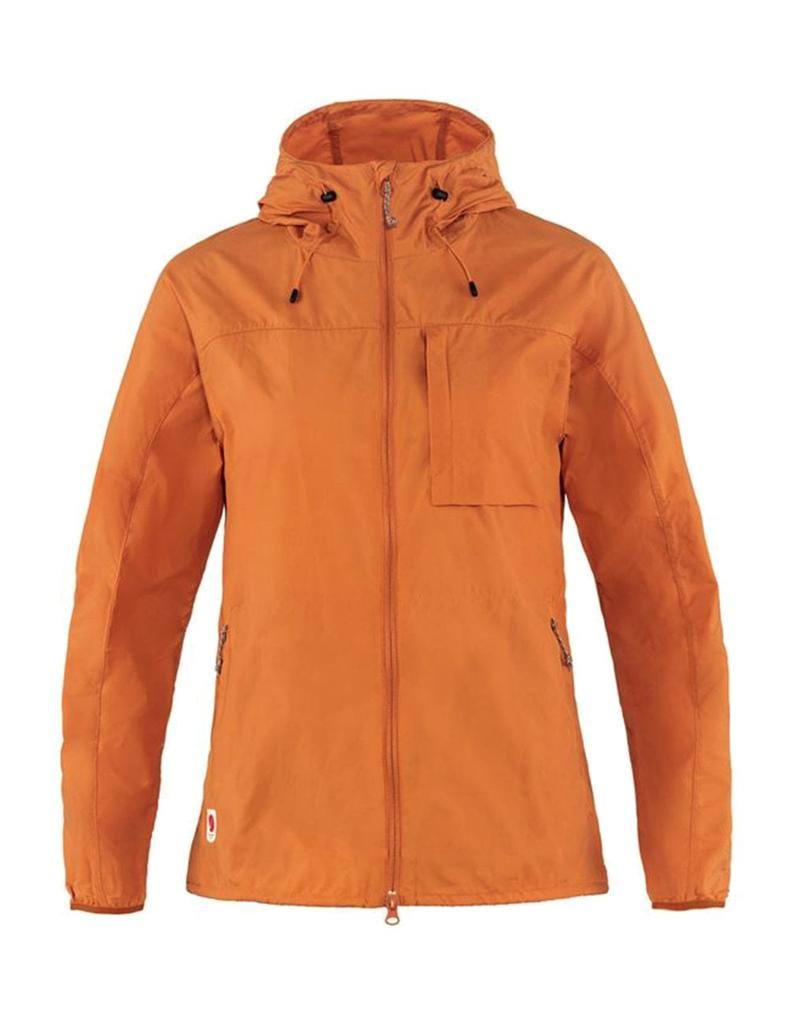 Fjallraven Womens High Coast Wind Jacket - Spicy Orange Colour: Spicy Orange商品第1张图片规格展示