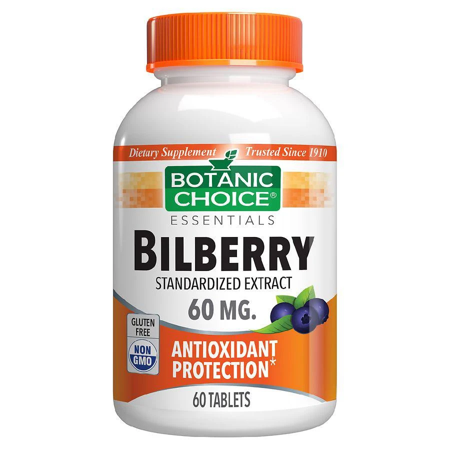 商品Botanic Choice|Bilberry 60 mg Extract,价格¥43,第1张图片